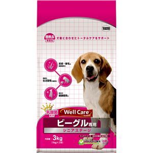 クリスマスツリー特価 その他 まとめ ウェルケア ビーグル専用 シニアステージ 3kg 4セット ペット用品 犬用フード Ds Adrm Com Br