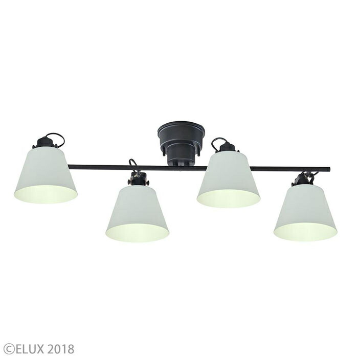 楽天市場】《全6色》ELUX REVO 4灯シーリングスポットライト