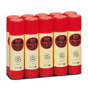 その他 (まとめ) ヤマト 固形アラビック 口紅タイプお徳用パック 40g YS-35-10S 1パック(10本) ds-2227234