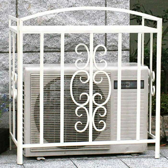 超美品 住まいスタイル アイアン室外機カバー モンテベッロ ホワイト Mt Ac5508 Wht 全日本送料無料 Www Facisaune Edu Py