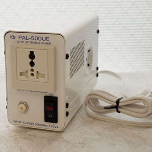 アップトランス 100V→220・230V 500W スワロー電機 PAL-500UE【納期目安：１週間】 昇圧変圧器 100V→220V 外国製家電 安全使用 国際対応 仕様詳細 保護機能 多機能プラグ 重量軽量 主な適用品目 多国籍対応