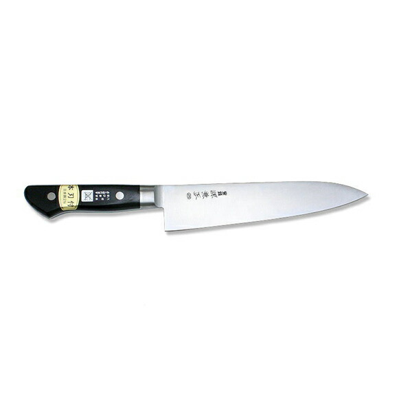楽天市場】源兼正 Mシリーズ 全鋼 口金付黒合板柄 牛刀 180mm