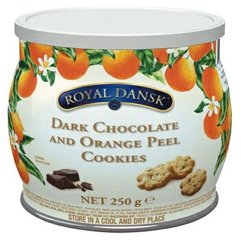 熱販売 ロイヤルダンスク ダークチョコ オレンジピールクッキー 250g 12セット Cmlf 納期目安 Fucoa Cl