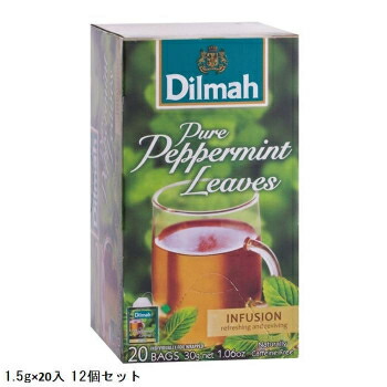 2647円 73%以上節約 Dlimah ハーブ 個包装ティーバッグ ピュア ペパーミント 1.5g×20入 12個セット 610415 CMLF-1705400