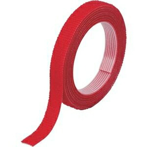 (まとめ) TRUSCO マジックバンド 結束テープ 両面 幅20mm×長さ10m 赤 MKT-20100-R 1巻 ds-2454106