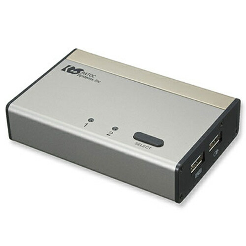 DVIパソコン切替器(2台用) ラトックシステム RS-230UDA【納期目安：１週間】 DVIパソコン切替器 ワイドディスプレイ対応 USBマウス対応 ACアダプター添付 コンパクト設計