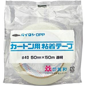 についての (まとめ)共和 パイロン カートン用粘着テープNo.40(OPP ...
