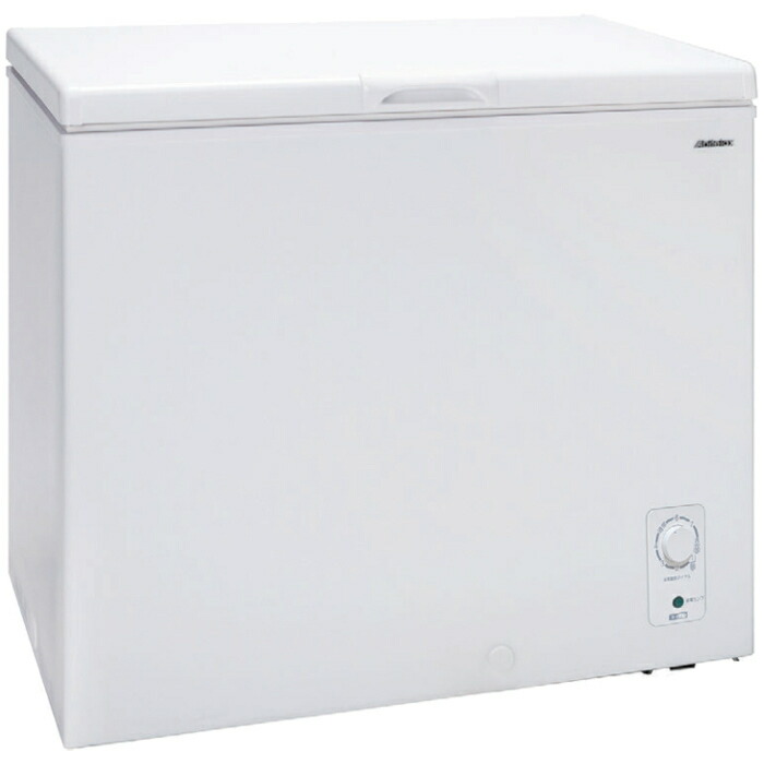 直冷式1ドア上開き冷凍庫 200L ノンフロン アビテラックス ACF-207 冷凍庫 霜取り 省エネ 自然対流 便利 ビッグサイズ 冷却機 イソブタンガス｜タンタンショップ