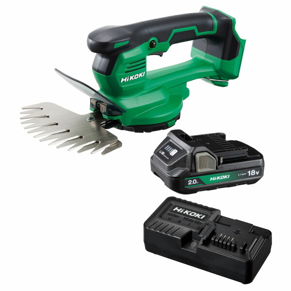 18V 充電式 芝生バリカン 刈り込み幅 170mm 2.0Ah蓄電池・充電器付き [KH11] HiKOKI CG1817DA(BG) 芝生 バリカン 2.0Ah蓄電池 充電器 刈り取り 作業効率 軽量 静音 高性能 手軽 操作簡単 芝刈り トリマー ガーデニング コンパクト 便利 長持ち