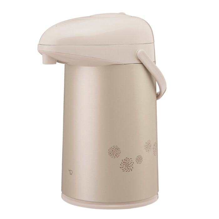 象印 押すだけポット (AB-RC30CM(3.0L)) 4974305223845 保温 保冷 ガラスマホービン 省エネ 安全弁 持ち運び ハンドル テーブル キッチン サイズ｜タンタンショップ