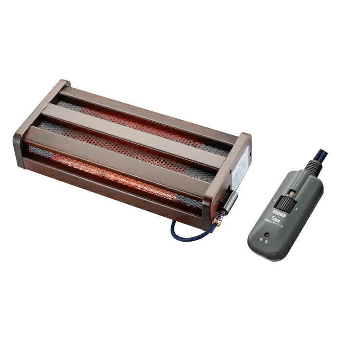 楽天市場】木枠フットヒーター 幅49cm 180W 手元コントローラー付 MFH