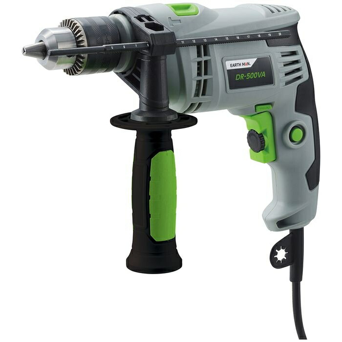 楽天市場】高儀 EARTH MAN AC100V振動ドリル DR-500VA 電源コード式