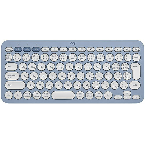 PEBBLE KEYS 2 K380S Bluetoothキーボード ブルー ロジクール K380sBL【納期目安：１週間】 Bluetooth カスタマイズ可能 コンパクト 軽量 スマートテクノロジー ワイヤレス通信 リサイクル材料 FSC認証 保証期間