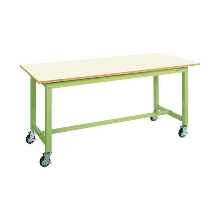 中量作業台KTタイプ(移動式) サカエ KT503IGB 作業台 移動式 耐荷重 メラミン RoHS10対応 中量作業 ベストセラー グリーン アイボリー 軽量 便利 信頼性 安定性 耐久性 多機能 スムーズ 操作性 使いやすい 設置簡単 効率的|タンタンショップ