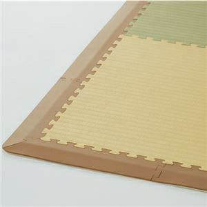 ジョイントクッション和み JQN-90用 スロープセット セット内容 （本体 6枚セット用） スロープ6本・コーナースロープ4本 計10本セット 色 ブラウン 〔日本製... ジョイントクッション和み JQN90用 スロープセット セット内容 (本体 6