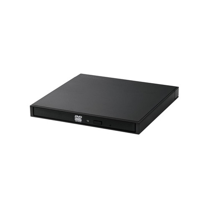 外付け DVDドライブ ( CD / DVD ) USB 2.0 Type-Cケーブル付属 書込み/再生/編集 バスパワー M-DISC対応 超薄型 軽量 ブラック エレコム LDR-PXA8CU2VBK