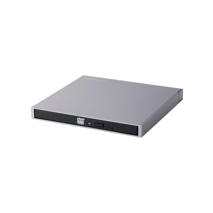 外付け DVDドライブ ( CD / DVD ) USB 3.2 Gen1 Type-Cケーブル付属 書込み/再生 バスパワー M-DISC対応 超薄型 軽量 グレー エレコム LDR-PWA8CU3MGY
