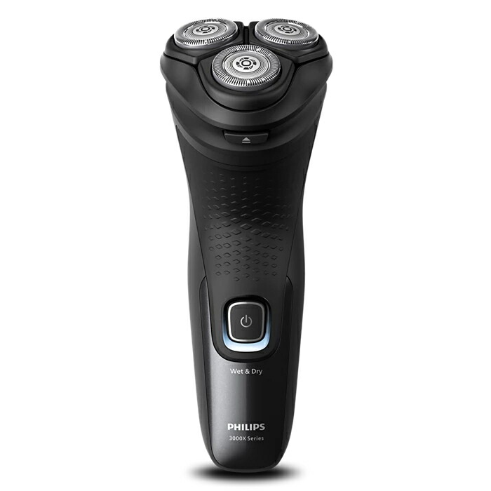 Shaver 3000X Seriesウェット&ドライ電動シェーバー フィリップス X3051/00 電動シェーバー ウェット&ドライ 簡単手入れ パワーカット刃 ポップアップトリマー USB充電 口ひげケア 27枚刃