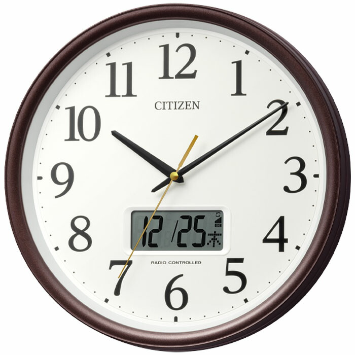 楽天市場】シチズン CITIZEN 電波 掛 時計 8FYA06-006 連続秒針 温度