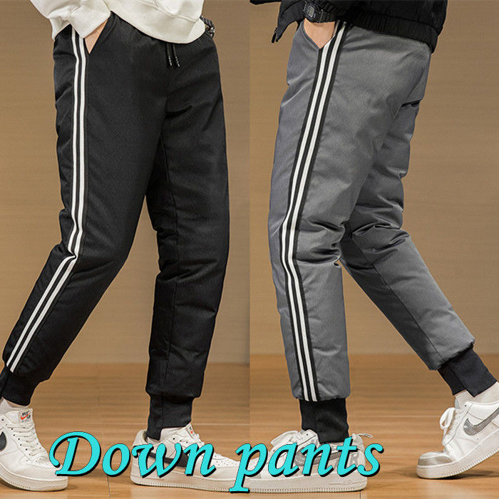 ダウンパンツ 軽量 メンズ 厚手 ジョガーパンツ ロングパンツ カジュアルパンツ アウトドア 防風 暖かい 超防寒 長ズボン 冬用ボトムス M~5XLサイズ｜タンタラスの丘