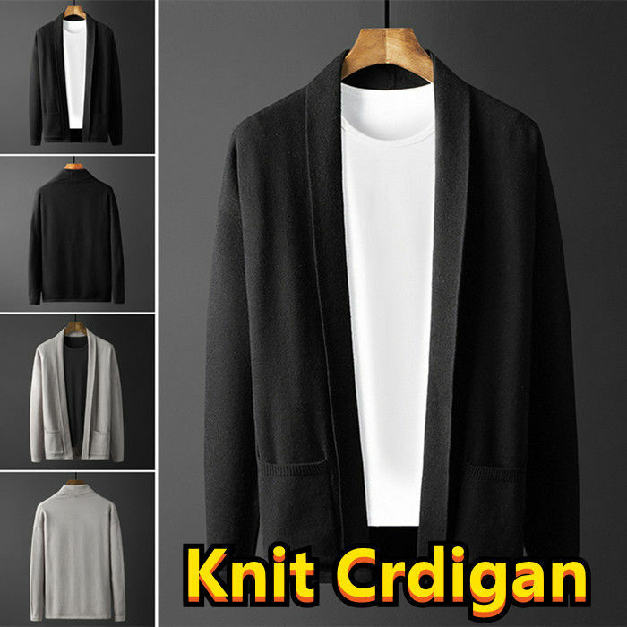 1626円 最大 オフ ニットカーディガン メンズカーディガン ニット トップス 前開け セーター ショートコート ファッション カジュアルコート 春服 秋服 アウター