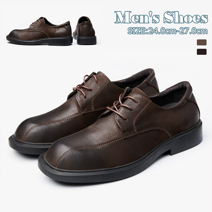楽天市場】レースアップ 牛革 レザーシューズ メンズ シューズ