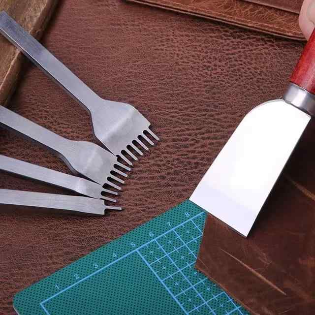 DIY レザー クラフト 工具 セット 手縫い 革製品 レザークラフト キット 道具 錐 革 工具 23点 セット