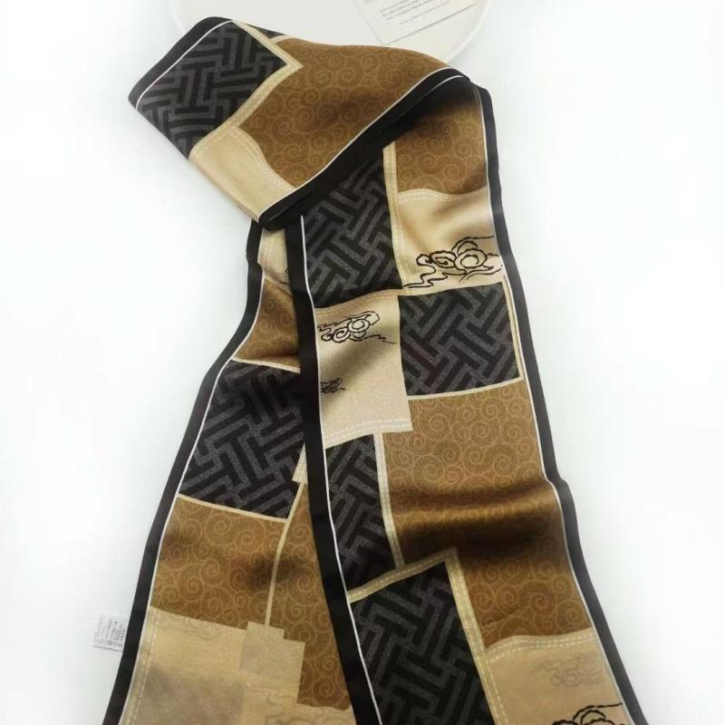 えり巻き レディース 春夏 秋冬 地絹100% 真? 絹 袈裟 細えり巻き 御徒面子付属物 髪の毛付属物 雅びやか 高品質 15cm×145珊