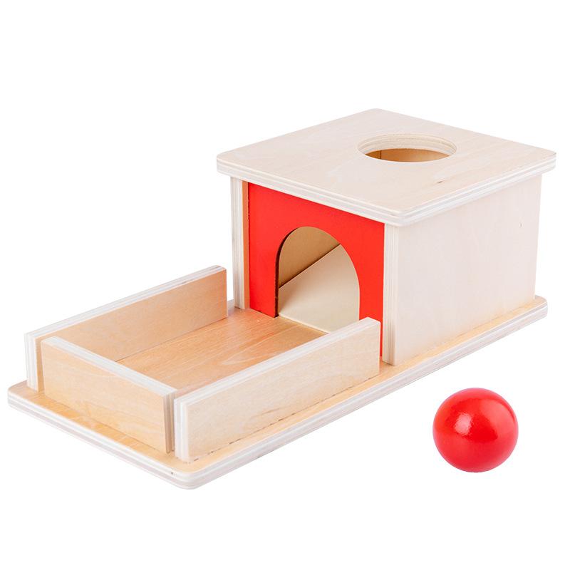 知育玩具 0歳 1歳 2歳 3歳 モンテッソーリ教具 円球 投入 紡績 ドラム おもちゃ 木製
