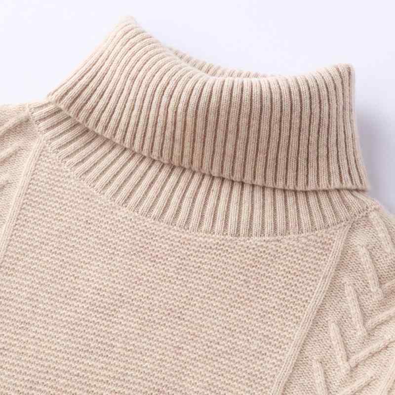 ニット レディース 秋冬 高品質 カシミヤ100％ セーター 高襟 長袖 ゆったり 厚手 無地 ドロップショルダー 暖かい チュニック 韓国ファッション きれいめ カジュアル かわいい ベージュ系