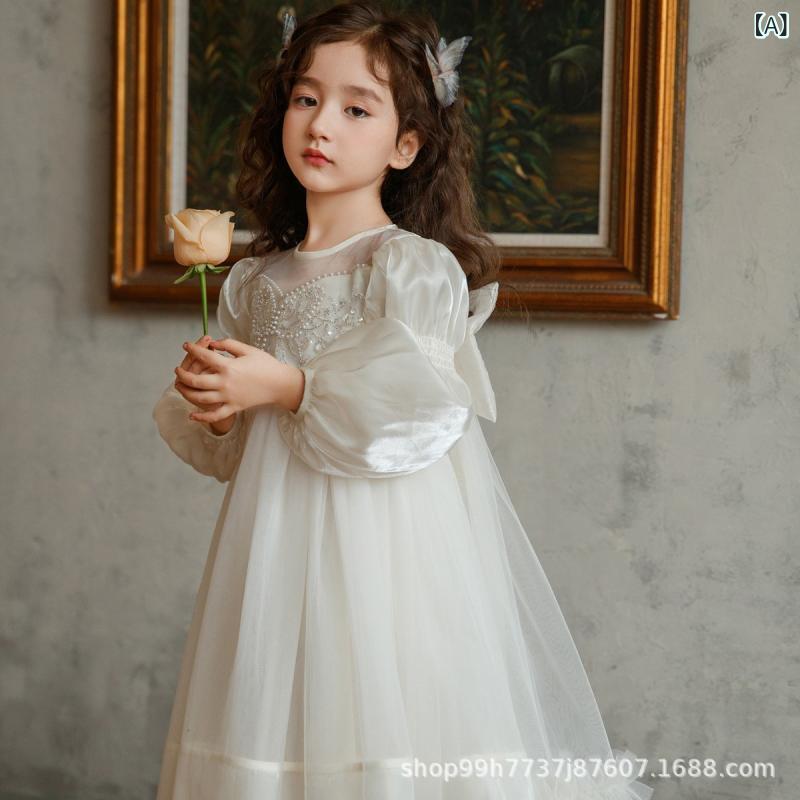 お子さん用お召しもの お姉さん 姫御前お召しもの 長袖 チュールスカート チュール 衣装 フォーマルドレス チュールスカート 御前上等感 生まれ落ちる日 婚礼の儀 告げ知らせる会 掻き鳴らす会 110糎 120糎 130糎 140糎 150糎 サクラ色系 白いこと キッズ・ベビー・マタニティ-キッズファッション-ドレス