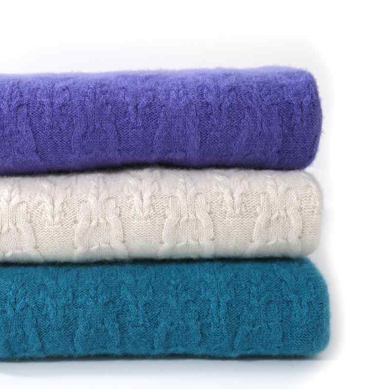 ニット メンズ 男性用 ウール100% セーター 厚手 ラウンドネック プルオーバー 暖かい チクチクしない インナー 秋冬 トップス 白 ホワイト ブルーグリーン 大きいサイズ