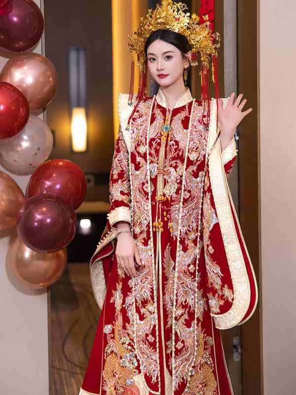 瀬戸ものお召しもの レディース 秀禾服 立襟 ポリエステル 刺しゅう 御芽出度 交歓会 寄りあい 御芽出度お召しもの フォーマル 赤 赤いこと
