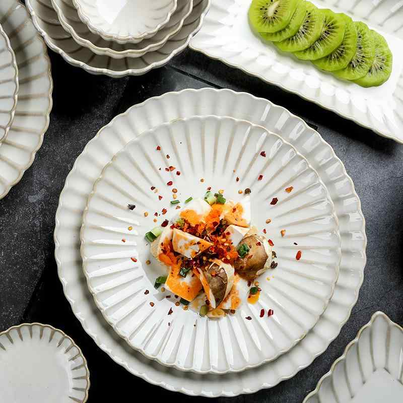 食器 陶器 窯変釉 碗 プレート ステーキ皿 料理皿 ソース皿 カップ 味噌汁 汁物 スープ 軽奢風