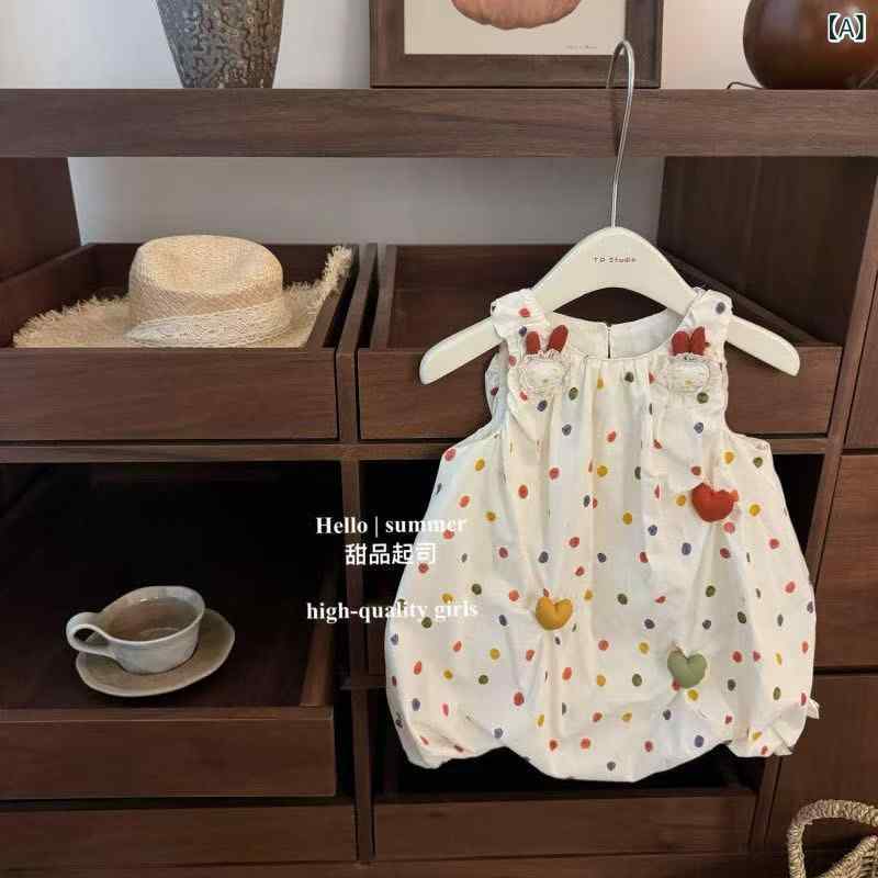 ワンピース キッズ 女の子 かわいい ウサギ ハート 花柄 ノースリーブ プリンセス スカート 子供服 コットン 夏 ブルー ピンク 花柄スカート 切り替え チュール 70 80 90 100 110 120 130