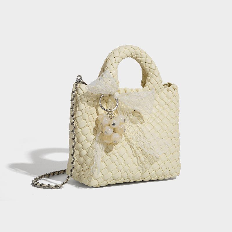 バッグ レディース 編み込み 鞄 小さめ ハンドバッグ ショルダーバッグ 斜めがけ PU レザー ブラック ピンク系 ベージュ 通勤用 普段使い かわいい おしゃれ 高級感