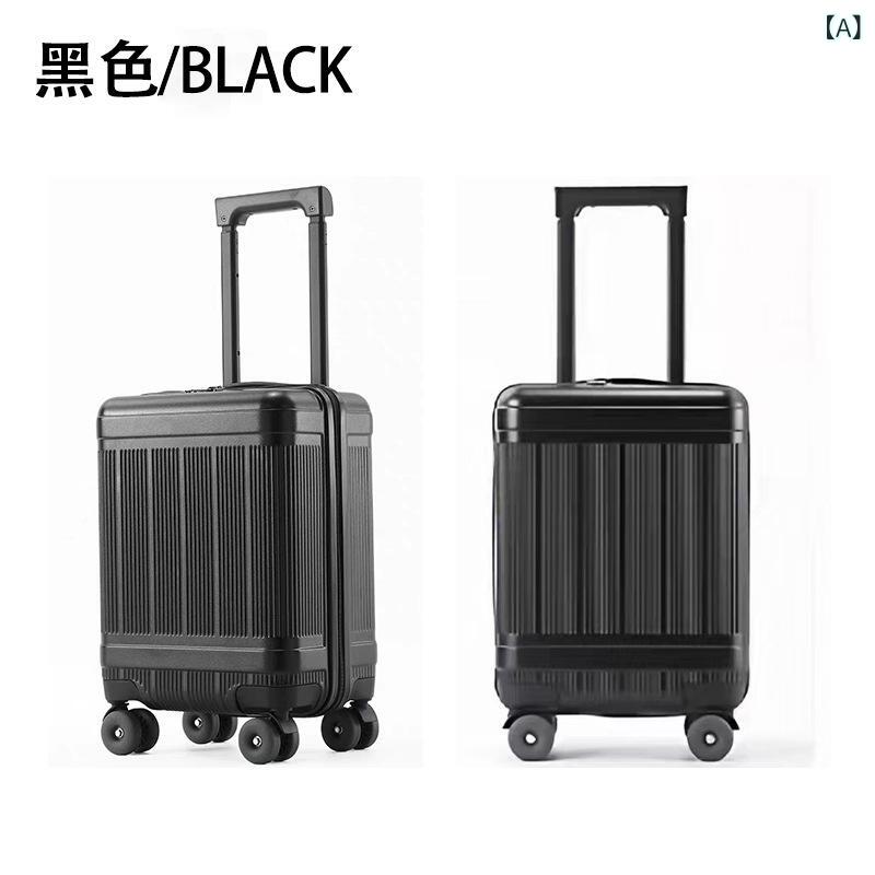 旅行バッグ レディース 機内持ち込み 軽さ TSA鍵を掛ける付き添い人 持ちはこび入れもの 流行り物 旅する 18in ABS マイコン 万向輪 撥水 傷押しとどめる 黒いこと 白いこと 黄色 青み サクラ色