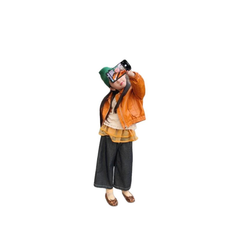 ジャケット キッズ 女の子 レザー 春秋 子供服 韓国風 カジュアル アウター ブルゾン ショート丈 ライダース 3歳 4歳 5歳 6歳 7歳 8歳 長袖 おしゃれ かわいい