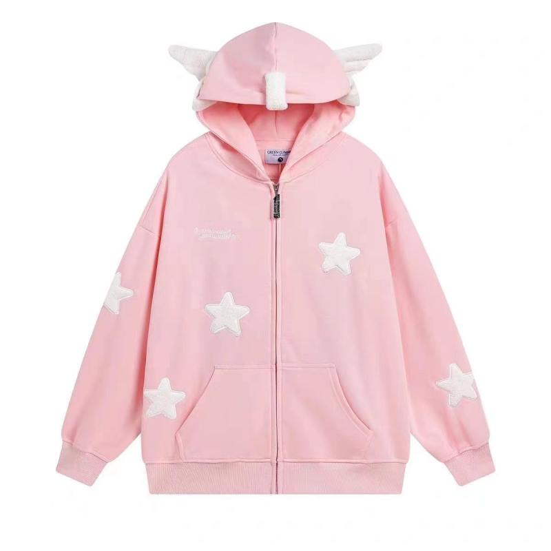 スウェット レディース かわいい 秋冬 トップス 綿 長袖 プルオーバー 厚手 トレーナー 刺・墸 幾何学模様 ブルー フリーサイズ