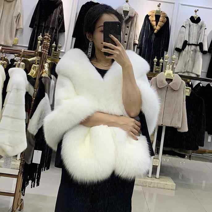ファーショール レディース ケープ ミンク風 フォックス フェイクファー 人造毛皮 ポンチョ ドレス パーティー 結婚式 冬 赤 白 黒 グレー 青 ワインレッド