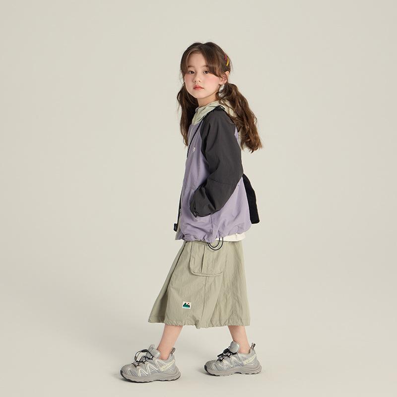 キッズ アウター ジャケット 韓国風 子供 男女兼用 配色 春物 フード付き ジャンパー 90cm 100cm 110cm 120cm 130cm 140cm 150cm 160cm 170cm
