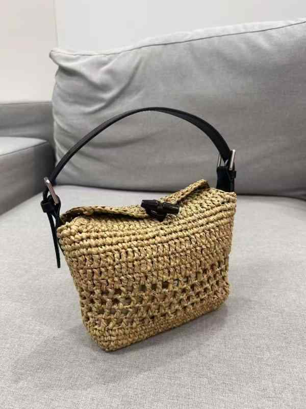 かご御徒面子 レディース ラフィア 草編み 井戸釣瓶型 ショルダーバッグ 牛皮 メラード色つや レトロ 大静電容量 旅する用 デイリー青少年