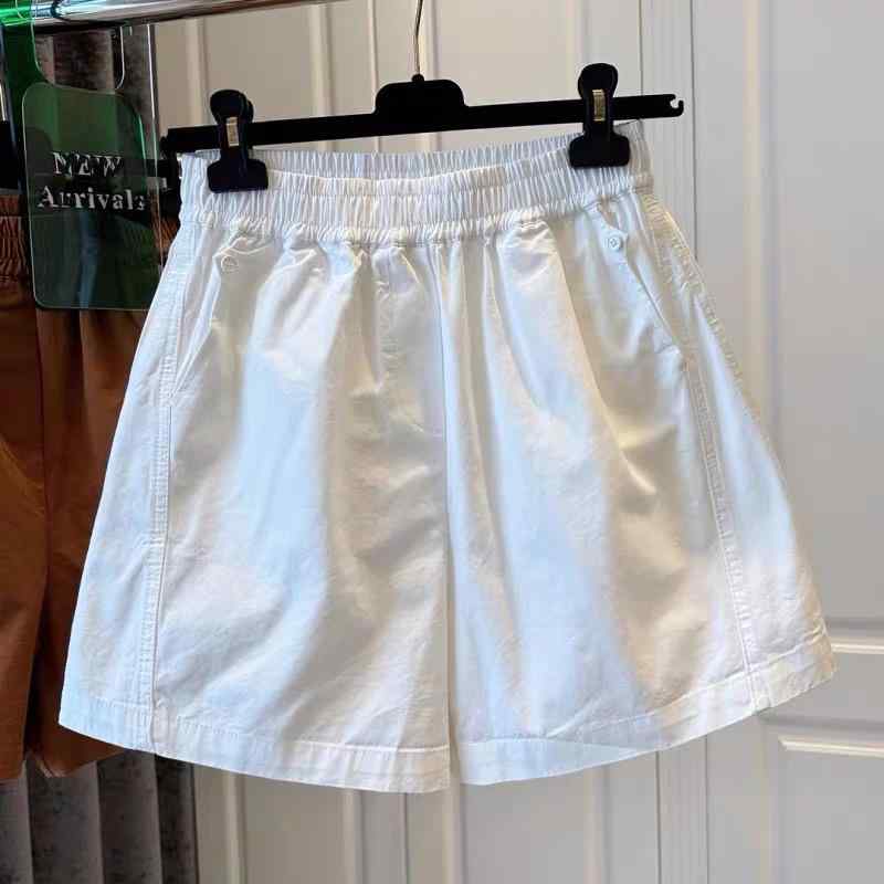 ショートパンツ レディース 大きいサイズ ゆったり 接触冷感 キュロットパンツ ポリエステル 高見え 黒 白 オレンジ 春夏