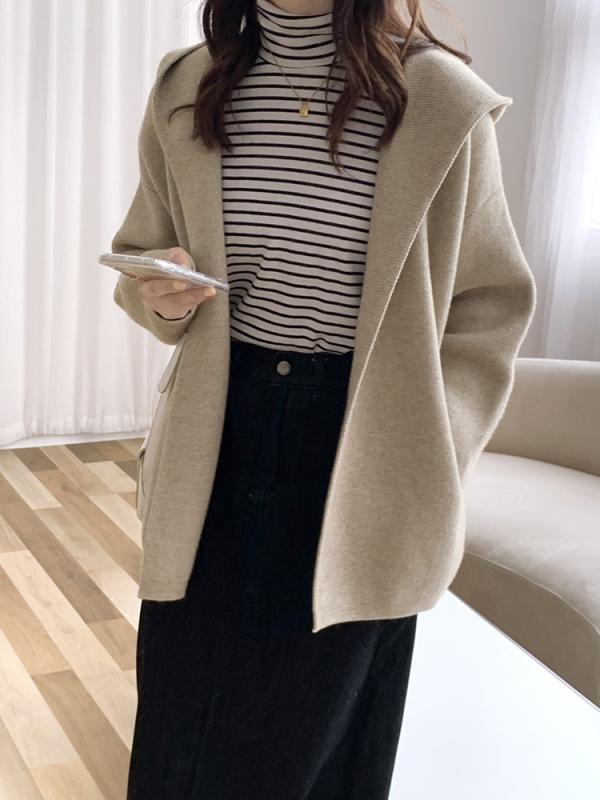 編み物 レディース 秋冬 ジレー ゆったり 朦々たる 編み物ジレー 長袖 トップス オートミール 黒いこと 青色 サクラ色系 XS S M L XL レディースファッション-トップス-ニット・セーター