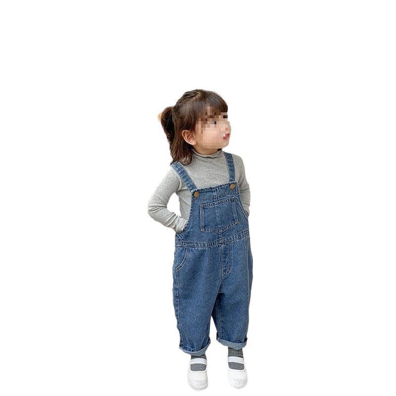 子供服 オーバーオール 女の子 春秋 デニム 韓国版 カジュアルパンツ ガールズ キッズ ベビー ジュニア 90 100 110 120 130