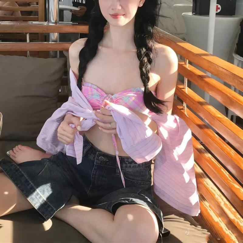水着 レディース セパレート ビキニ かわいい 温泉 海水浴 ビーチ リゾート スイムウェア ピンク系