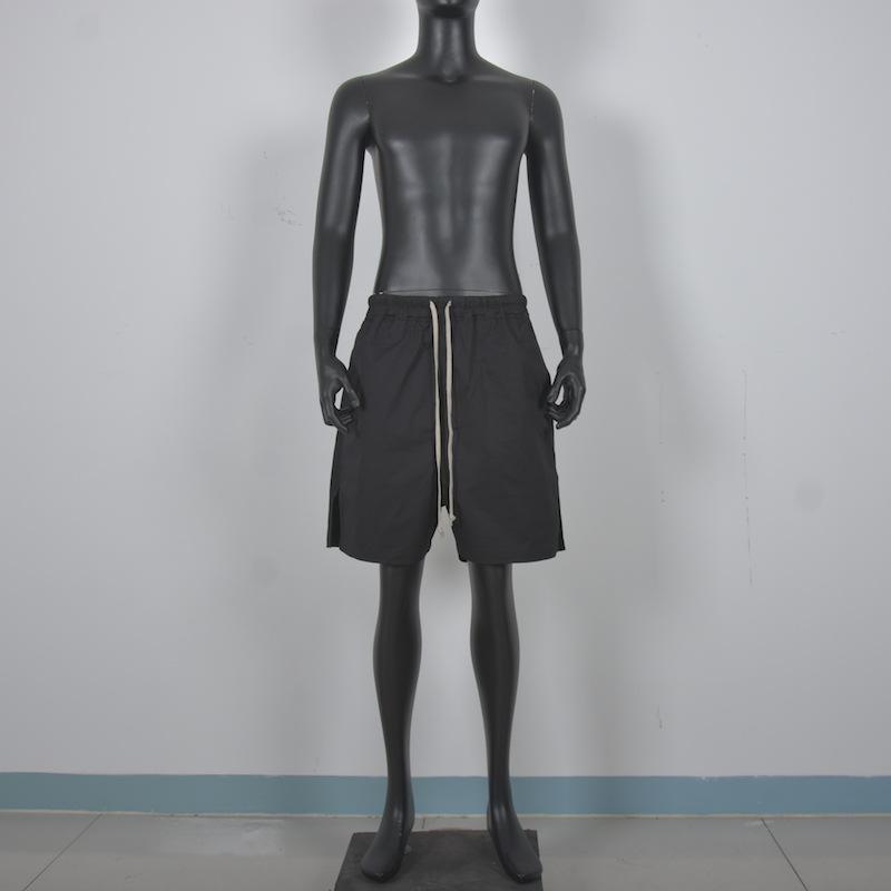 ハーフパンツ メンズ ストリート系 ワークパンツ カーゴパンツ 無地 コットン 黒 5分丈 ワイド ゆったり 普段使い カジュアル