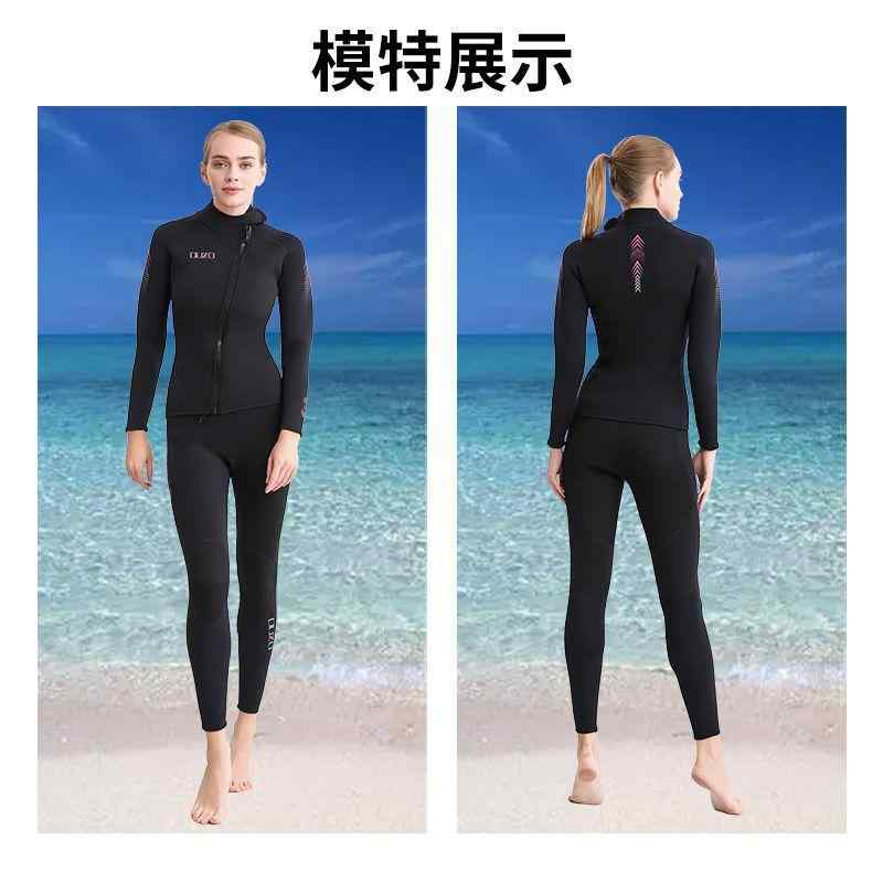 ダイビングスーツ レディース メンズ 長袖 3mm スプリング 秋 冬 保温 男性用 女性用 サーフィン 水泳 シュノーケリング 伸縮 5,772円