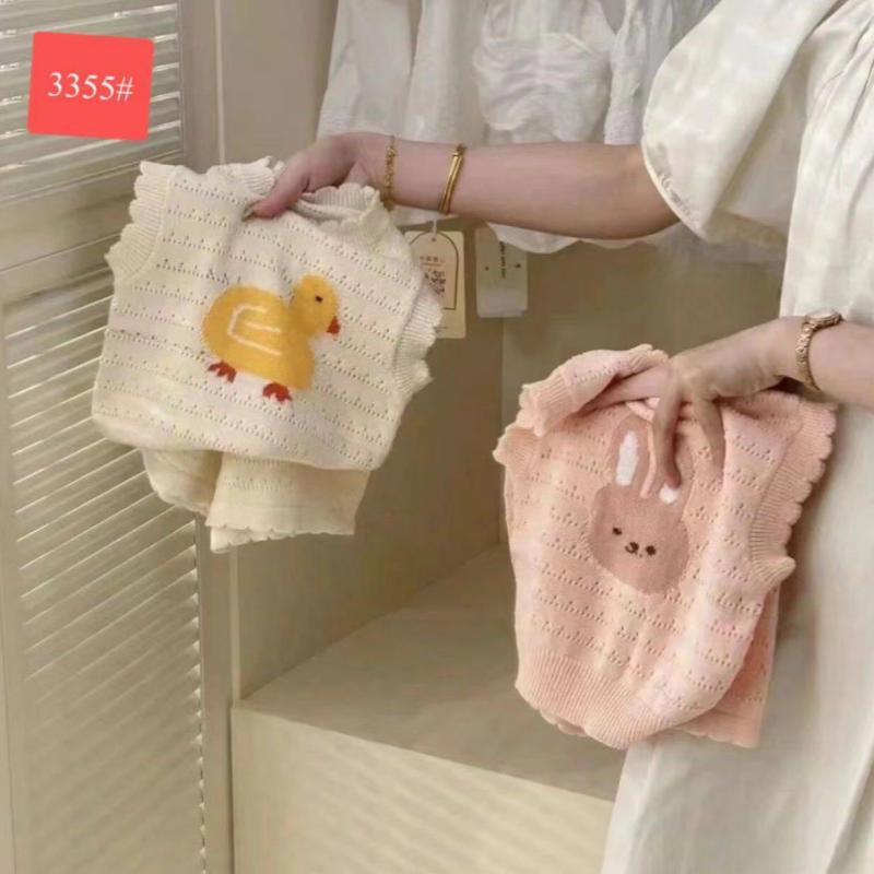 キッズ 女の子 夏服 上下セット カートゥーンプリント ノースリーブ トップス ショートパンツ 綿 かわいい ガールズ ベビー服 2点セット 薄手 通園着 普段着 80cm 90cm 100cm 110cm 120cm 130cm 140cm