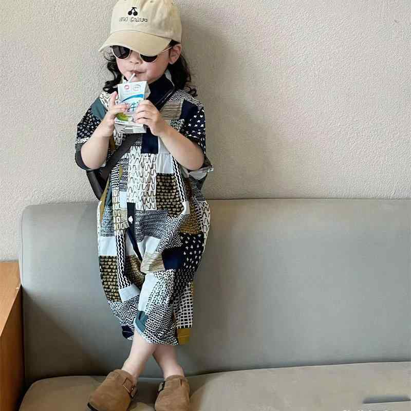 子供服 女の子 パンツ 格子柄 ロンパース オールインワン 3歳 4歳 5歳 6歳 7歳 8歳 綿100% かわいい 夏物 韓国風 ガールズ ズボン 長ズボン